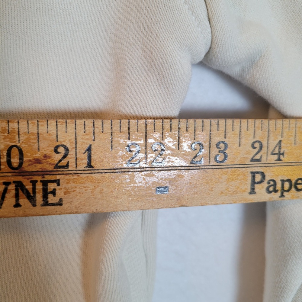 Les Tien Mens Pullover Fleece Cotton Pullover Sweater Size Large White Preppy - Picture 6 of 10
